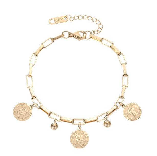 Gold Coin Bracelet | Aesthetic Jewelry