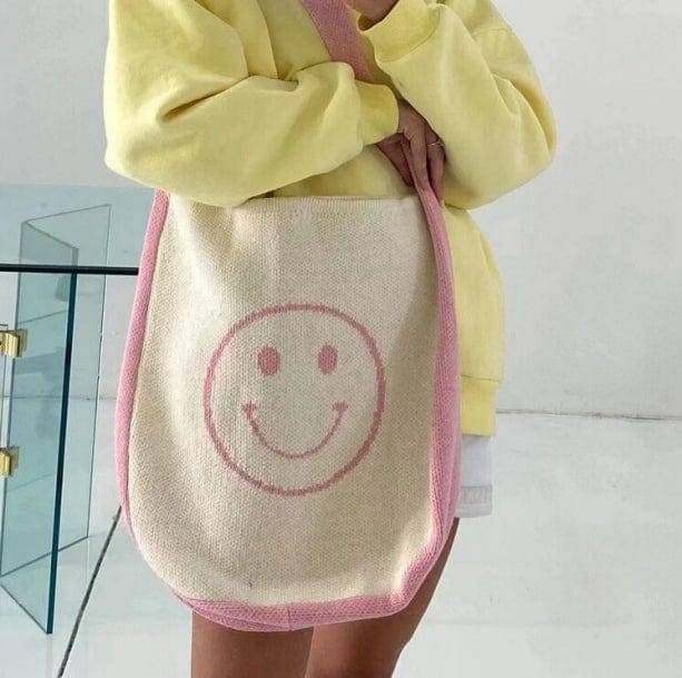 Happy Face Shoulder Bag - All Things Rainbow