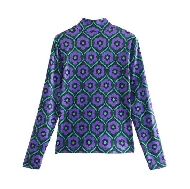 Purple Daisy Long Sleeve Top - All Things Rainbow