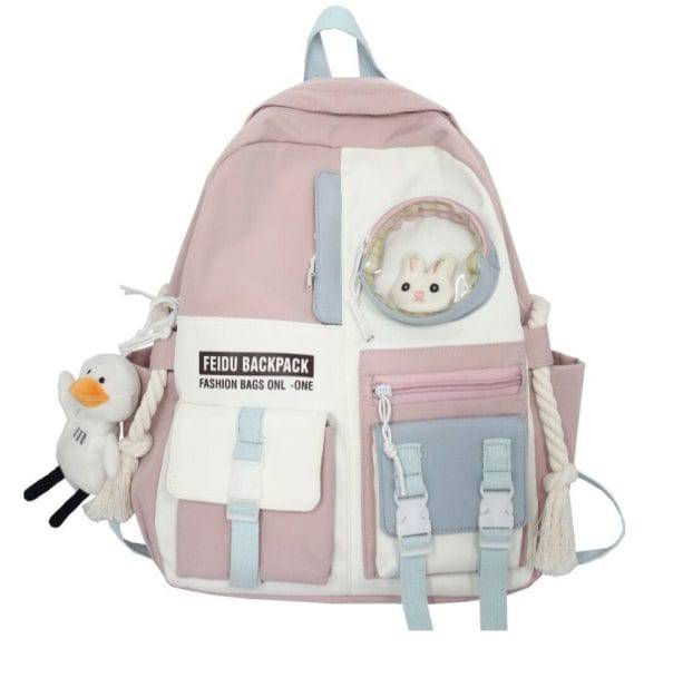 Bunny In The Pocket Backpack | Aesthetic Backpacks