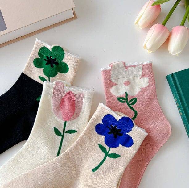 Flower Power Socks | Aesthetic Socks