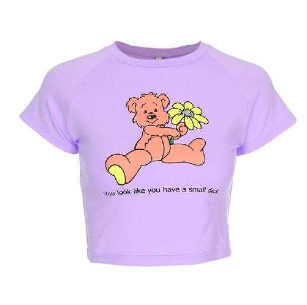 Teddy Bear Crop Top - All Things Rainbow