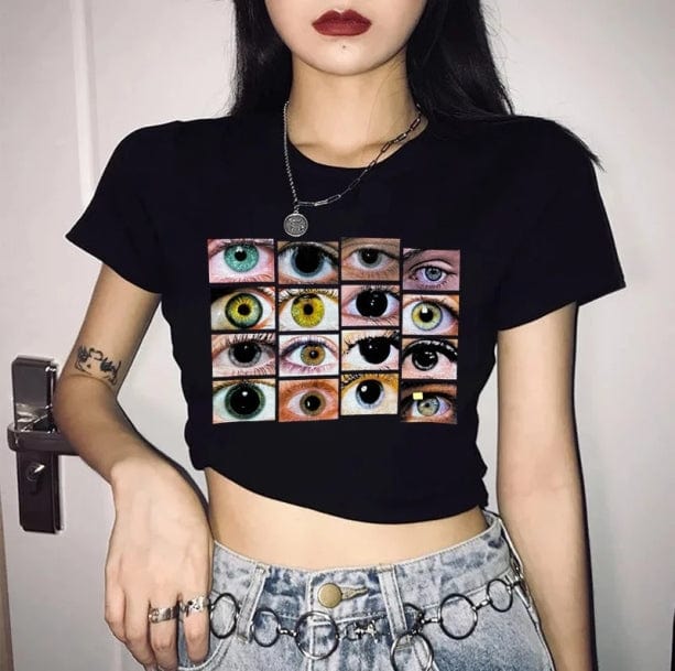 Weirdcore Crop Top | Aesthetic Crop Top