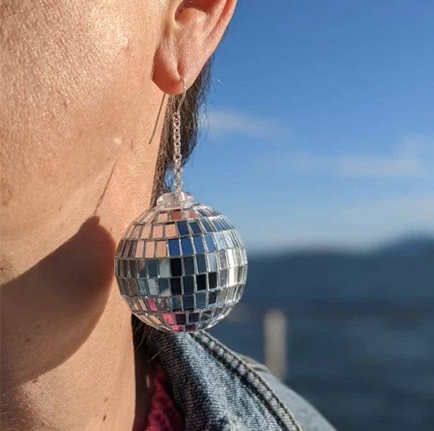 Disco Ball Earrings - All Things Rainbow