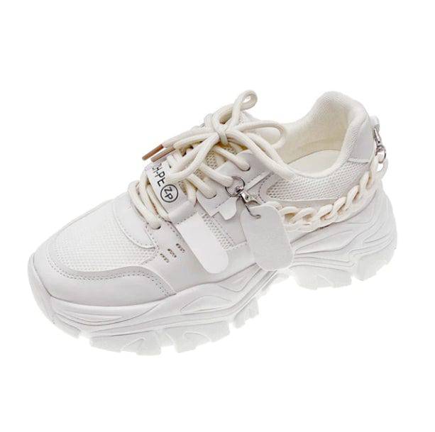 Chunky Sneakers With Chain | Aesthetic Shoes