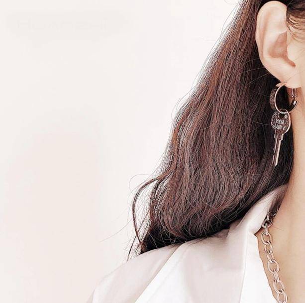 E-Girl Key Earrings - All Things Rainbow