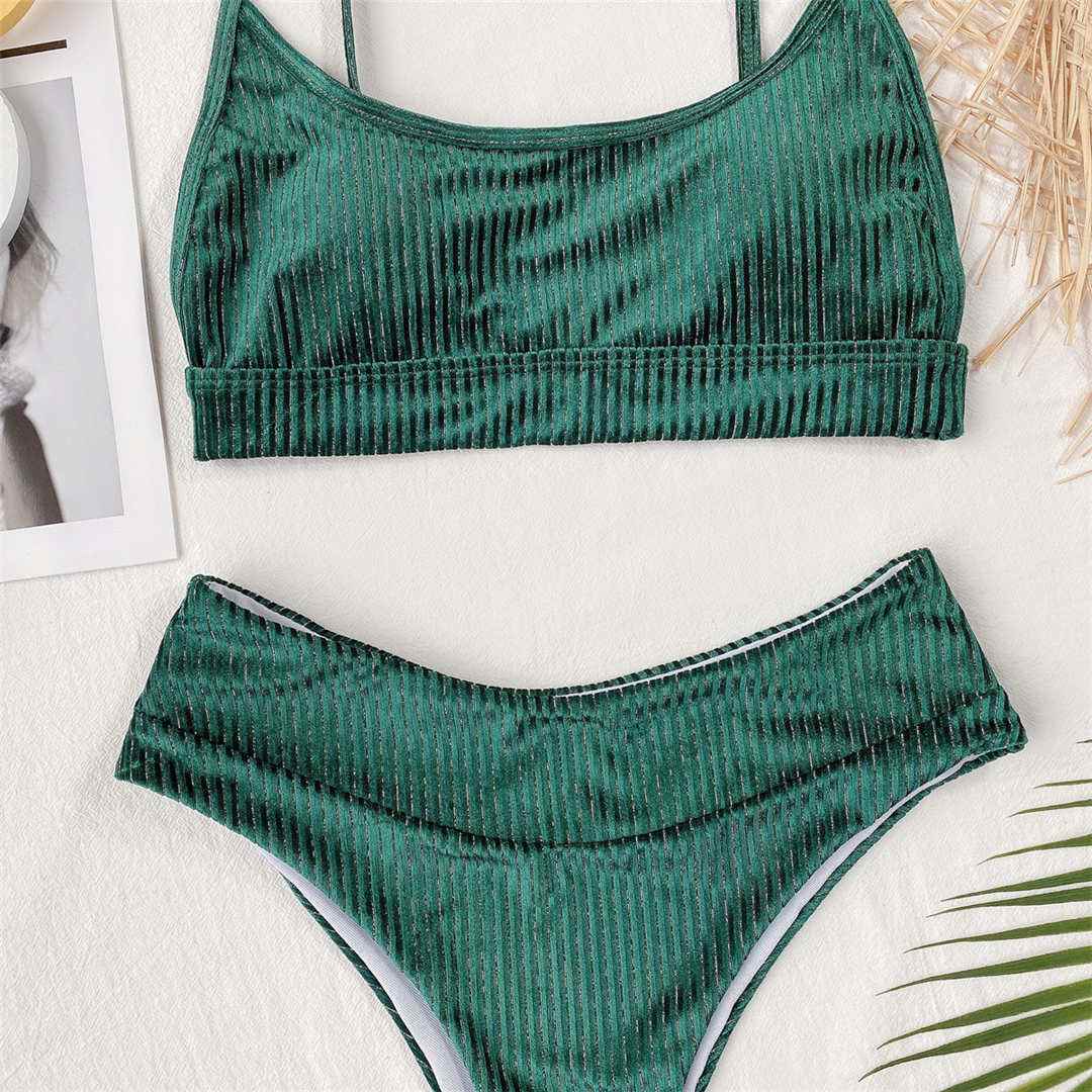 Forest Velvet Swimsuit | Aesthetic Swimwear