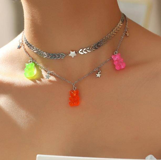 Gummy Bear Necklace | Aesthetic Fashion Shop