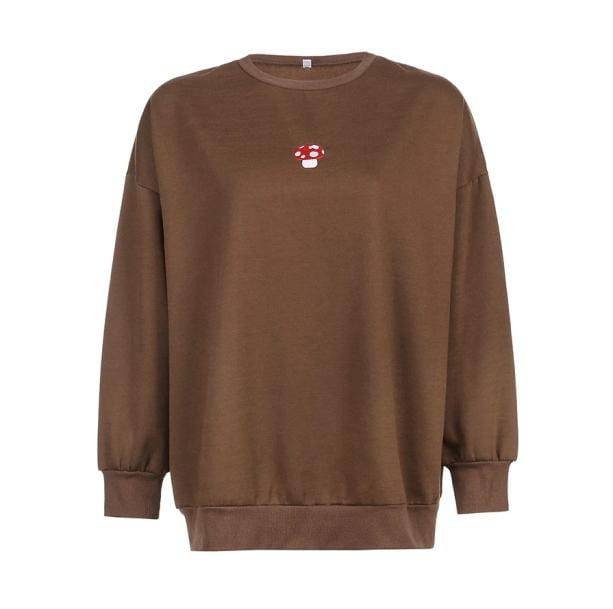 Mushroom Sweatshirt | Aesthetic Hoodies And Sweatshirts