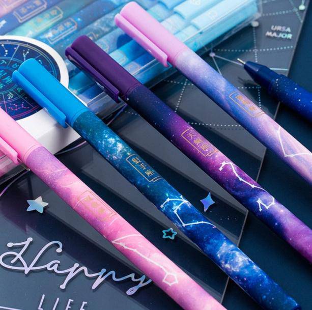 Cosmic Galaxy Pens | Aesthetic Stationery