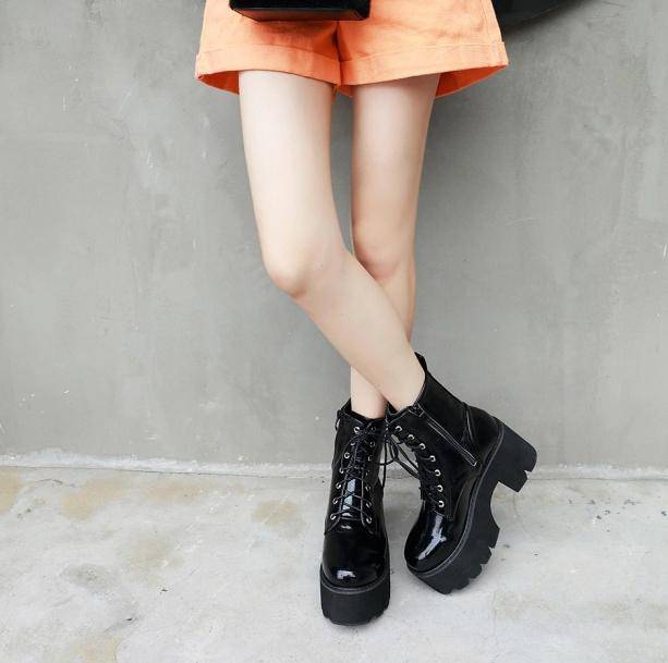 Chunky Platform Boots | Aesthetic Shoes