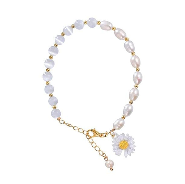 Daisy Flower Bracelet | Aesthetic Jewelry