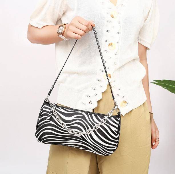 Zebra Print Handbag - All Things Rainbow