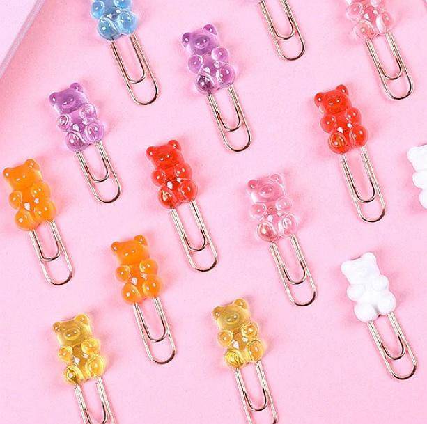 Gummy Bear Paper Clips | Kawaii Stationary