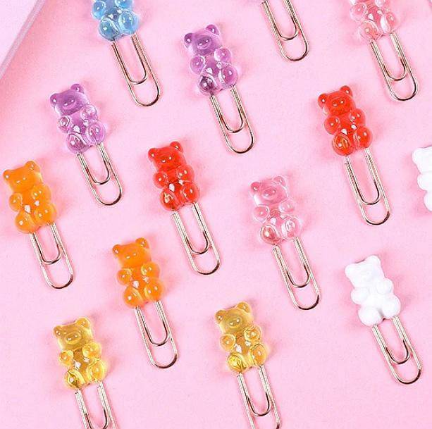 Gummy Bear Paper Clips - All Things Rainbow