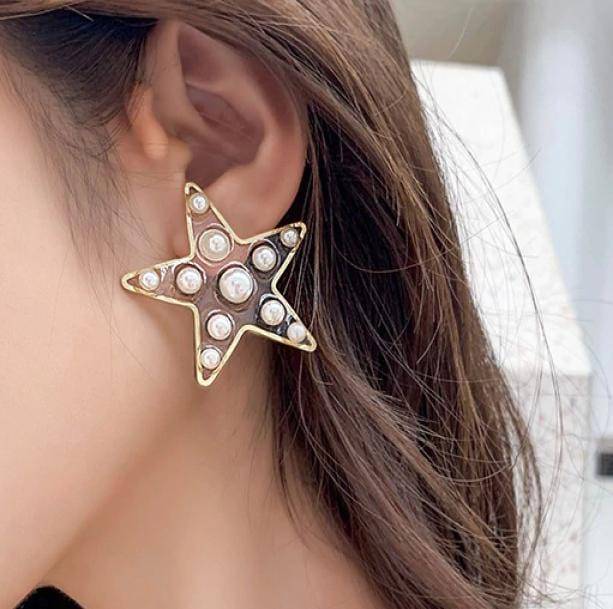 Transparent Star Earrings - All Things Rainbow