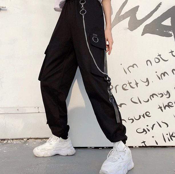 Aesthetic Pants With Chain | Aesthetic Apparel