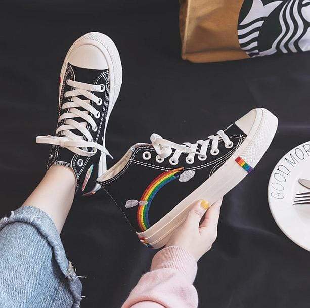 Rainbow Vibes Sneakers - All Things Rainbow