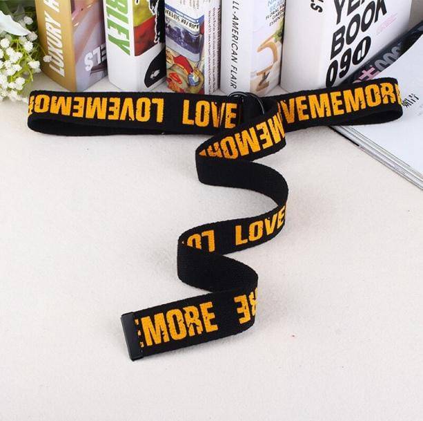 Love Me More Belt | Aesthetic Belts & Accessories