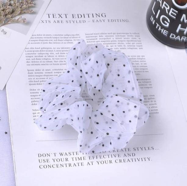 Polka Dot Scrunchie - All Things Rainbow