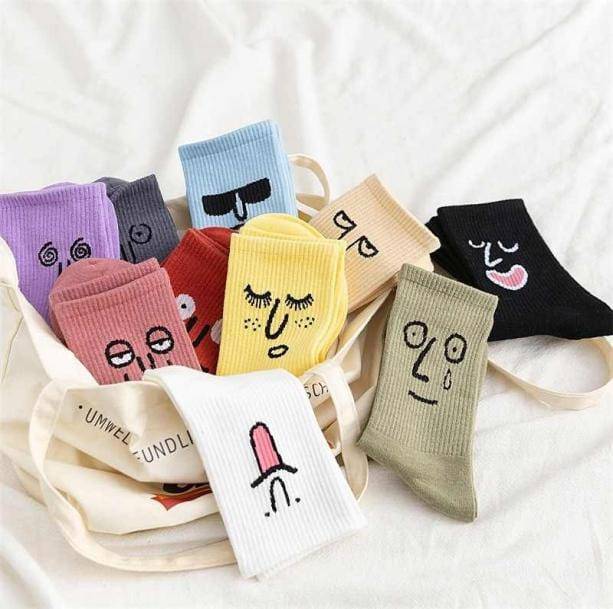 Happy Sad Socks | Aesthetic Fashion Accessories