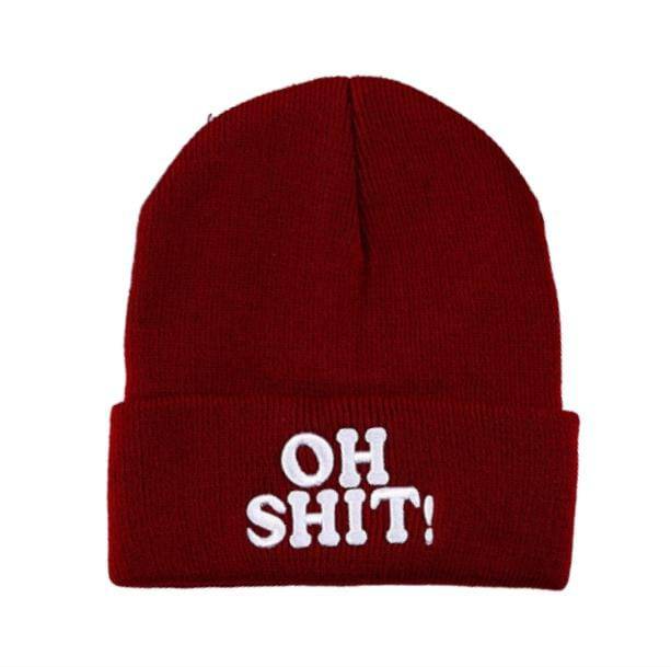 OH SHIT Winter Hat | Aesthetic Hat