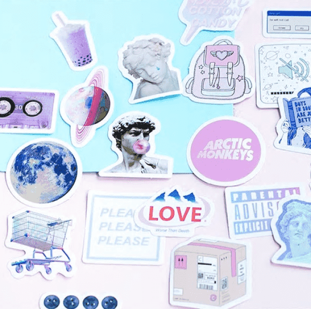 Tumblr Vaporwave Stickers - All Things Rainbow