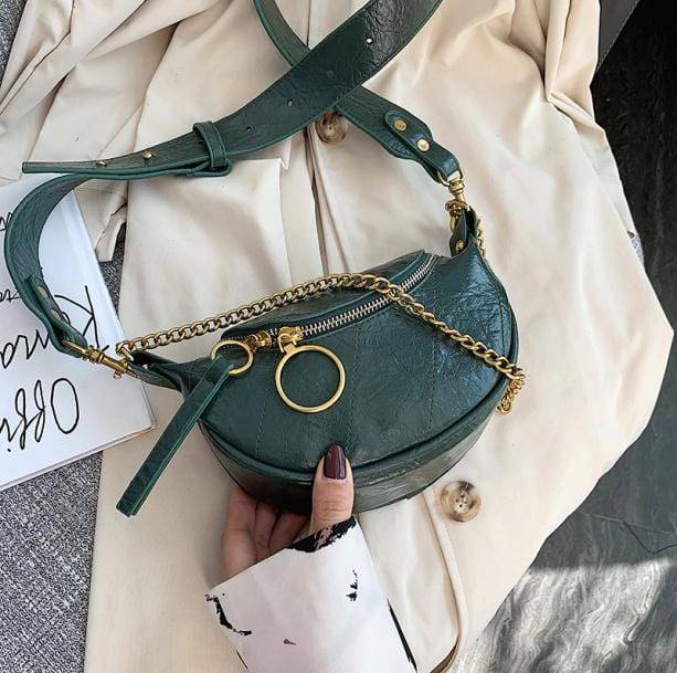 Green Chain Crossbody Bag | Aesthetic Bags & Accessories