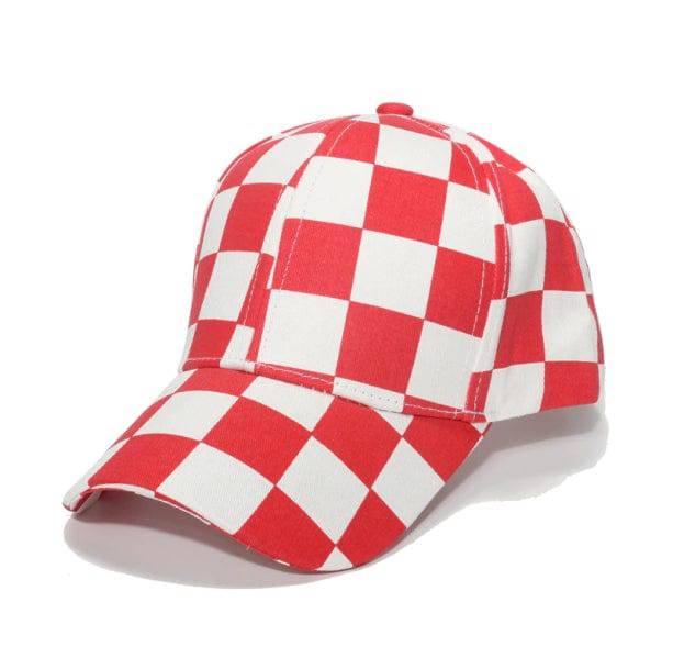 Aesthetic Checkered Cap - All Things Rainbow