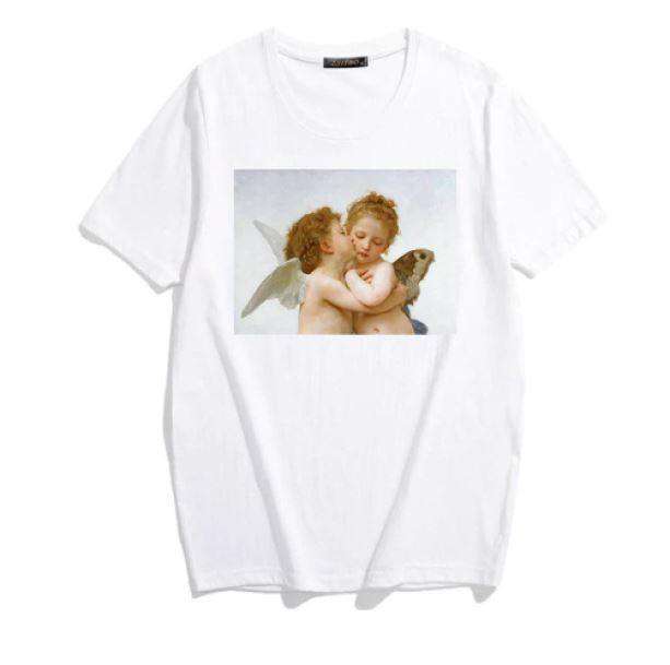 Angel Kiss T shirt | Aesthetic Apparel & Accessories