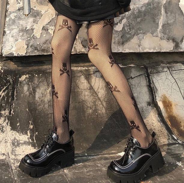 Skull Tights - All Things Rainbow