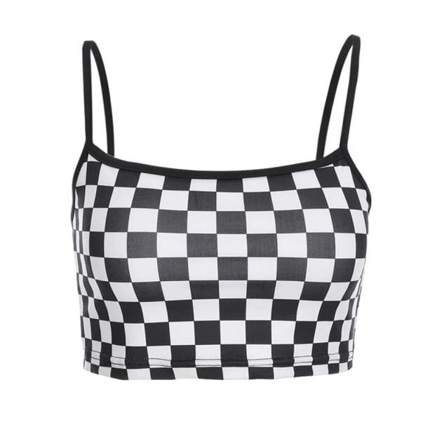 Checkered Crop Top | Aesthetic Crop Top