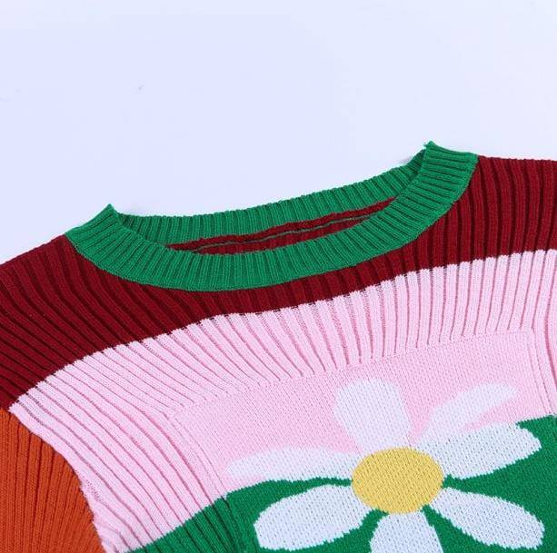 90s Daisy Sweater | Aesthetic Sweater