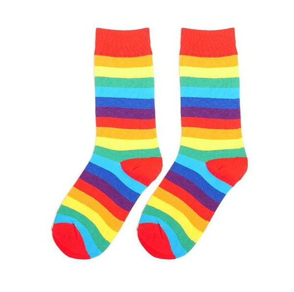 Rainbow Striped Socks | Aesthetic Rainbow Socks