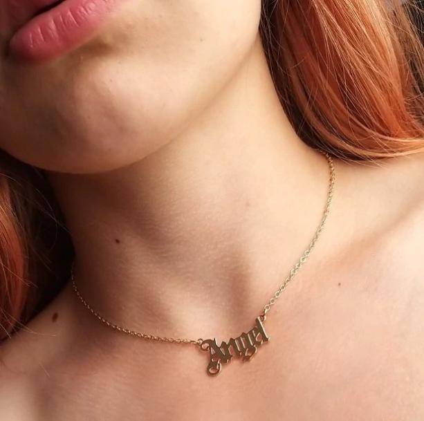 Aesthetic Angel Necklace | Aesthetic Jewelry & Accessories