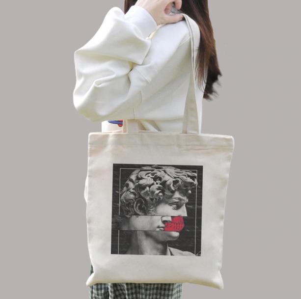 Michelangelo Tote Bag | Aesthetic Bags & Accessories