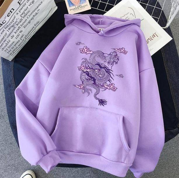 Chinese Dragon Hoodie | Aesthetic Clothes Shop