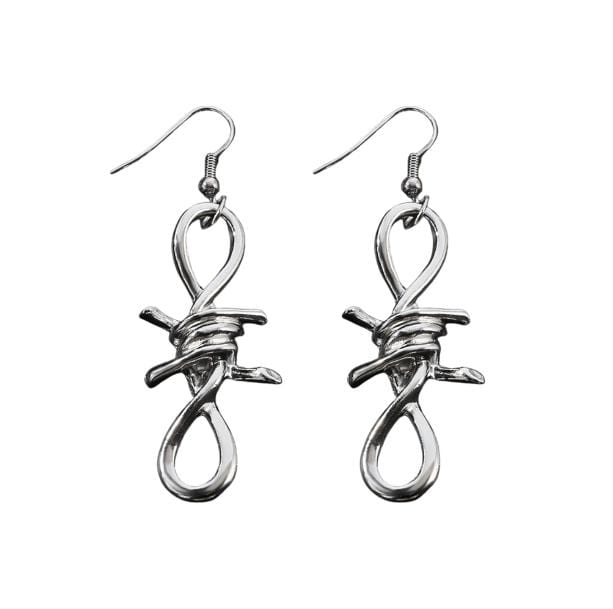 Barbed Wire Earrings | Aesthetic Jewelry