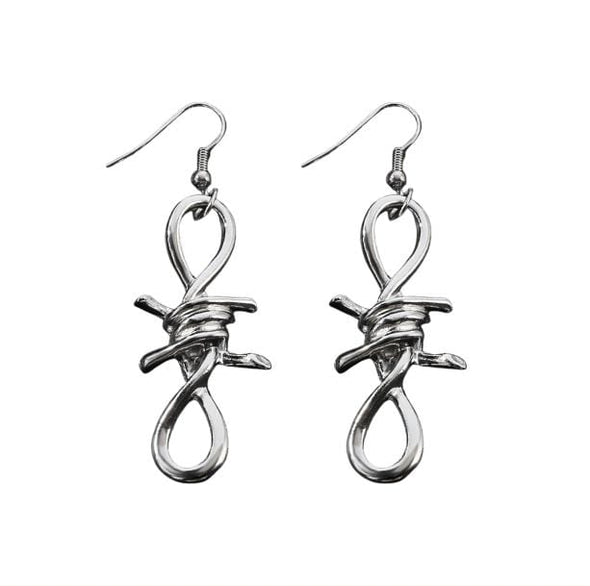 Barbed Wire Earrings - All Things Rainbow