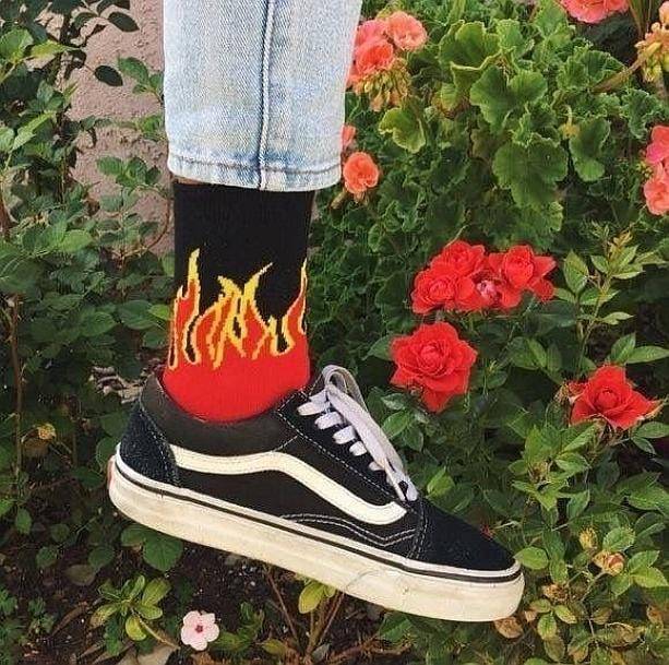 So On Fire Socks - All Things Rainbow