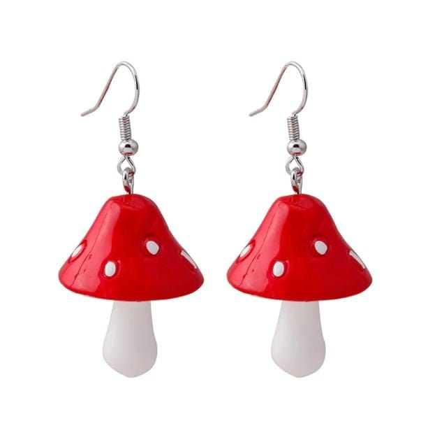 Mushroom Earrings | Aesthetic Earrings