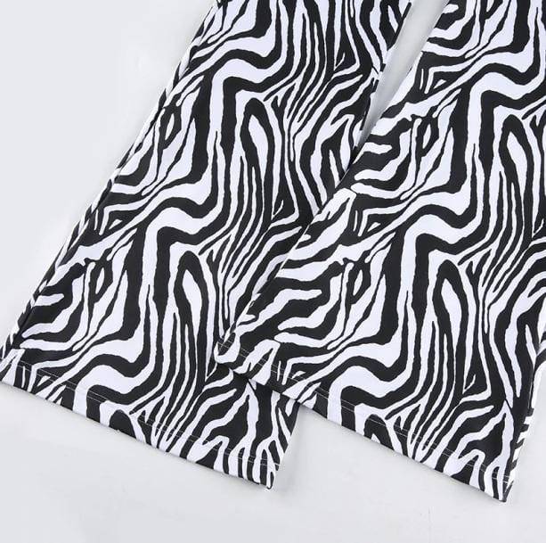 Y2K Zebra Pants - All Things Rainbow