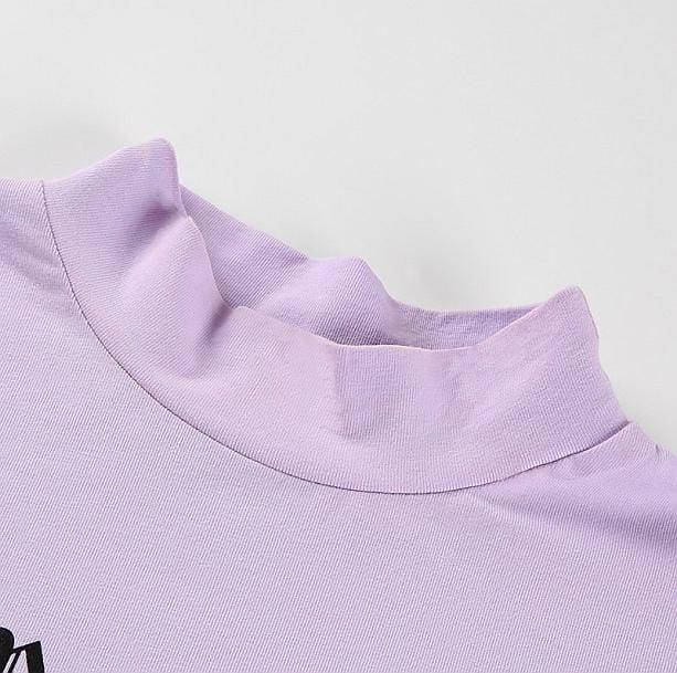 Purple Pastel Turtleneck - All Things Rainbow