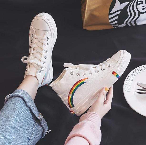 Rainbow Vibes Sneakers - All Things Rainbow