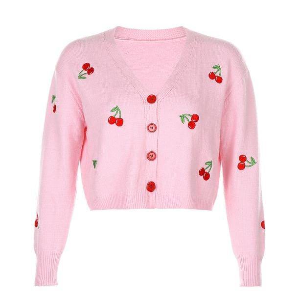 Sweet Cherry Cardigan - All Things Rainbow