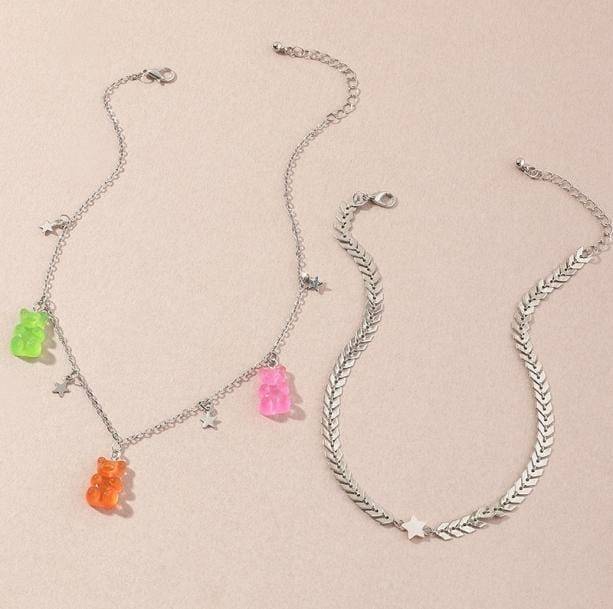 Gummy Bear Necklace | Aesthetic Fashion Shop