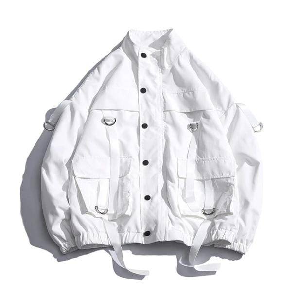 Jacket With See-Through Pockets | Aesthetic Apparel