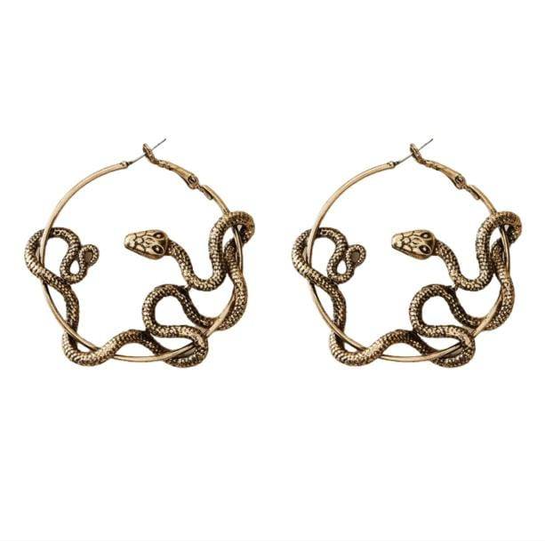 Grunge Snake Earrings | Aesthetic Jewelry