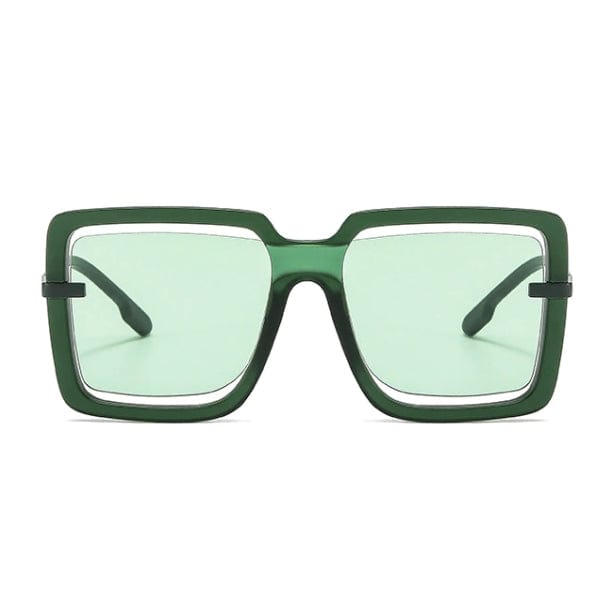 Oversized Square Retro Glasses | Aesthetic Sunglasses