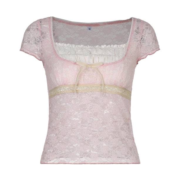 Coquette Lace Top - All Things Rainbow